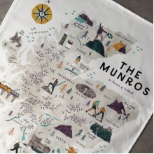 Munros Cotton Teatowel - Made in the UK